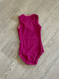 Luckyleo, Dark Pink Classic Leotard , XXS Child 6/7