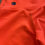 Five Dancewear, Neon Orange Ribbed Biker Shorts, YM Child 5/6 - Final Sale