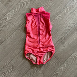 Patrick J Dance Costume Base, Avery Leotard in Coral Pink, CM